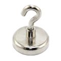 Neodym-Klemmmagnet mit 48mm Durchmesser und M8-Haken oder Ringschraube – 95kg Zugkraft