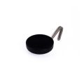 Ferrit-Topfmagnet mit 36mm Durchmesser und drehbarem Haken – 2,3kg Zugkraft