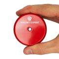 55mm Durchmesser x 11mm dicker Ferrit-Napftopfmagnet mit M6-Gewindeloch – 31kg Zugkraft