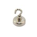 Neodym-Klemmmagnet mit 25mm Durchmesser und M5-Haken oder Ringschraube – 20kg Zugkraft