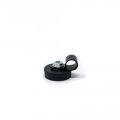 22mm Durchmesser X 6mm Hoher Gummi Kabel Kabelhaltemagnet Mit 7,9mm Kabelclip - 4,3kg Zug