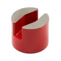 31,8mm Durchmesser x 25,4mm dicker Alnico-Knopfmagnet mit zentralem Loch mit 7,1mm Durchmesser – 4,8kg Zugkraft