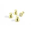 Superstrong-Magneten Mini-Max, Set von 4, Messing
