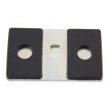 100 x 60 x 7mm dickes Neodym-Magnetkissen mit Haken - 17.5kg Zugkraft