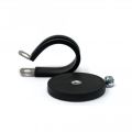 43mm Durchmesser X 6mm Hohes Gummi Kabel Kabelhaltermagnet Mit 25mm Gummiklemme - 8kg Zug