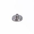 32mm Durchmesser x 7mm dicker Ferrit-Topf-Magnet mit M4-Innengewinde - 4kg Zugkraft