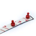 FerroFlex® 25mm breiter Eisenstreifen – 3M™ Selbstklebend und Glänzend Weiß