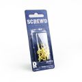 SCREWD 13mm vermessingter L-Haken