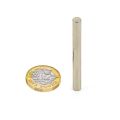5mm Durchmesser x 50mm dick, diametral magnetisierter N52-Neodym-Stabmagnet – 6,9kg Zugkraft
