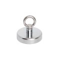 80mm Durchmesser x 70mm hoher Ferrit-Bergungsmagnet mit M10-Ringschraube und 10-Meter-Seil – 60kg Zugkraft
