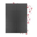 NeoFlex® 75mm x 25mm selbstklebende flexible Neodym-Rechtecke – 16 pro A5-Blatt
