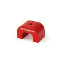 Mittlerer, roter Alnico-Hufeisenmagnet - 9kg Zugkraft