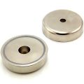 60mm Durchmesser x 15mm Dicke x 8.5mm mit Bohrung N42 Neodym-Topfmagnet – 139kg Zugkraft