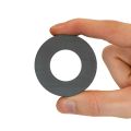 50mm Außendurchmesser x 25mm Innendurchmesser. x 10mm dicker Y30BH-Ferritringmagnet – 4kg Zugkraft