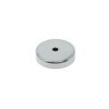 40mm Durchmesser X 8mm dick x 5mm c / sink Ferrit Y30BH Topfmagnet - 15kg Zugkraft