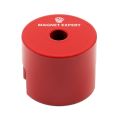 31,8mm Durchmesser x 25,4mm dicker Alnico-Knopfmagnet mit zentralem Loch mit 7,1mm Durchmesser – 4,8kg Zugkraft